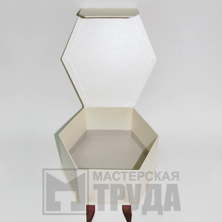 Подарочная коробка шкатулка шестигранная картинка 1